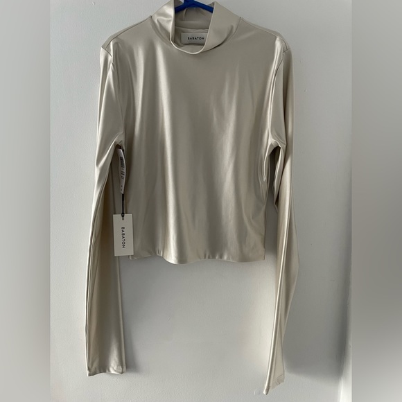 ARITZIA|NWT XS BABATON Satinette Long sleeve - Picture 8 of 14